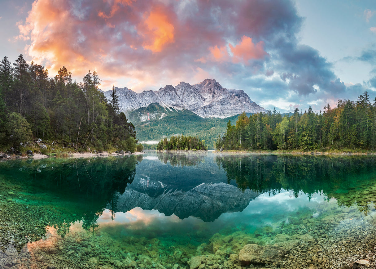 Ravensburger - Zugspitze at Eibsee Puzzle 1000 Pieces