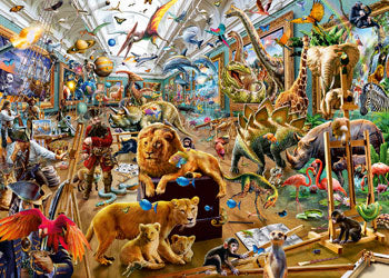 Rburg - Chaos in the Gallery Puzzle 1000p - Modern Brands Australia