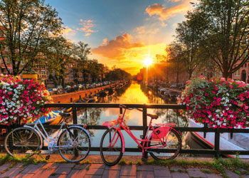 Rburg - Bicycles in Amsterdam Puzzle 1000p - Modern Brands Australia