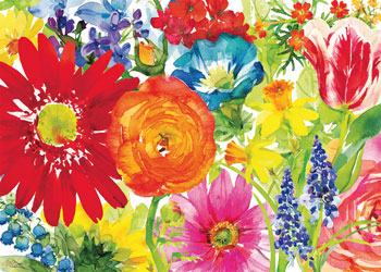 Rburg - Abundant Blooms Puzzle 1000p - Modern Brands Australia