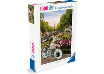 Rburg - Bicycle and Flowers in Amsterdam 1000p - Modern Brands Australia
