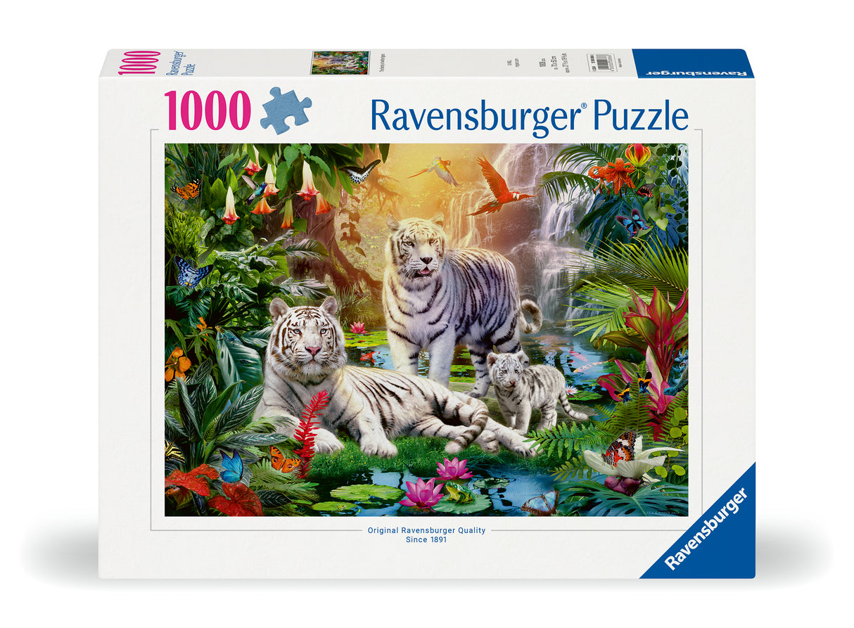 Ravensburger - White Tiger Family Puzzle 1000 Pieces