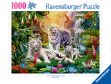 Ravensburger - White Tiger Family Puzzle 1000 Pieces