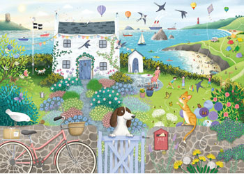 Ravensburger - Coastal Cottage Puzzle 1000p - Modern Brands Australia