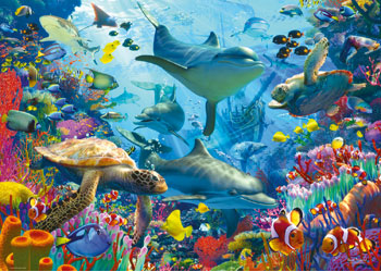 Ravensburger - Coral Retreat Puzzle 1000p - Modern Brands Australia