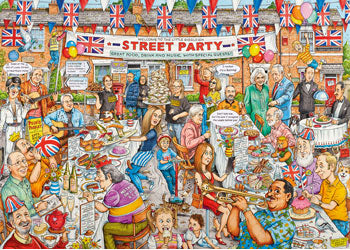 Ravensburger - The Street Party Puzzle 1000p - Modern Brands Australia