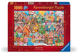 Ravensburger Christmas Cookie Village Puzzle 1000 Pieces - Modern Brands Australia