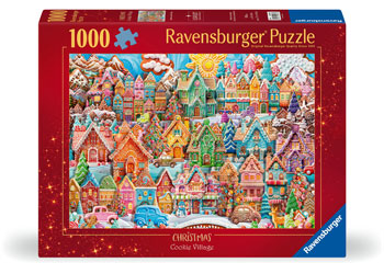 Ravensburger Christmas Cookie Village Puzzle 1000 Pieces - Modern Brands Australia