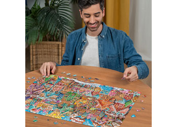 Ravensburger Christmas Cookie Village Puzzle 1000 Pieces - Modern Brands Australia