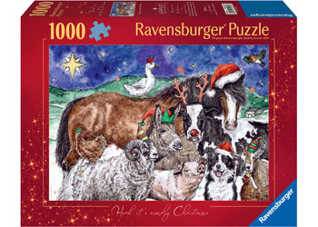 Ravensburger Heard Its Nearly Christmas Puzzle 1000 Pieces - Modern Brands Australia