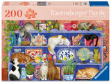 Ravensburger - Cats on the Shelf Puzzle 200 Pieces