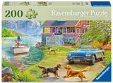 Ravensburger - Summer Lake House Puzzle 200 Pieces