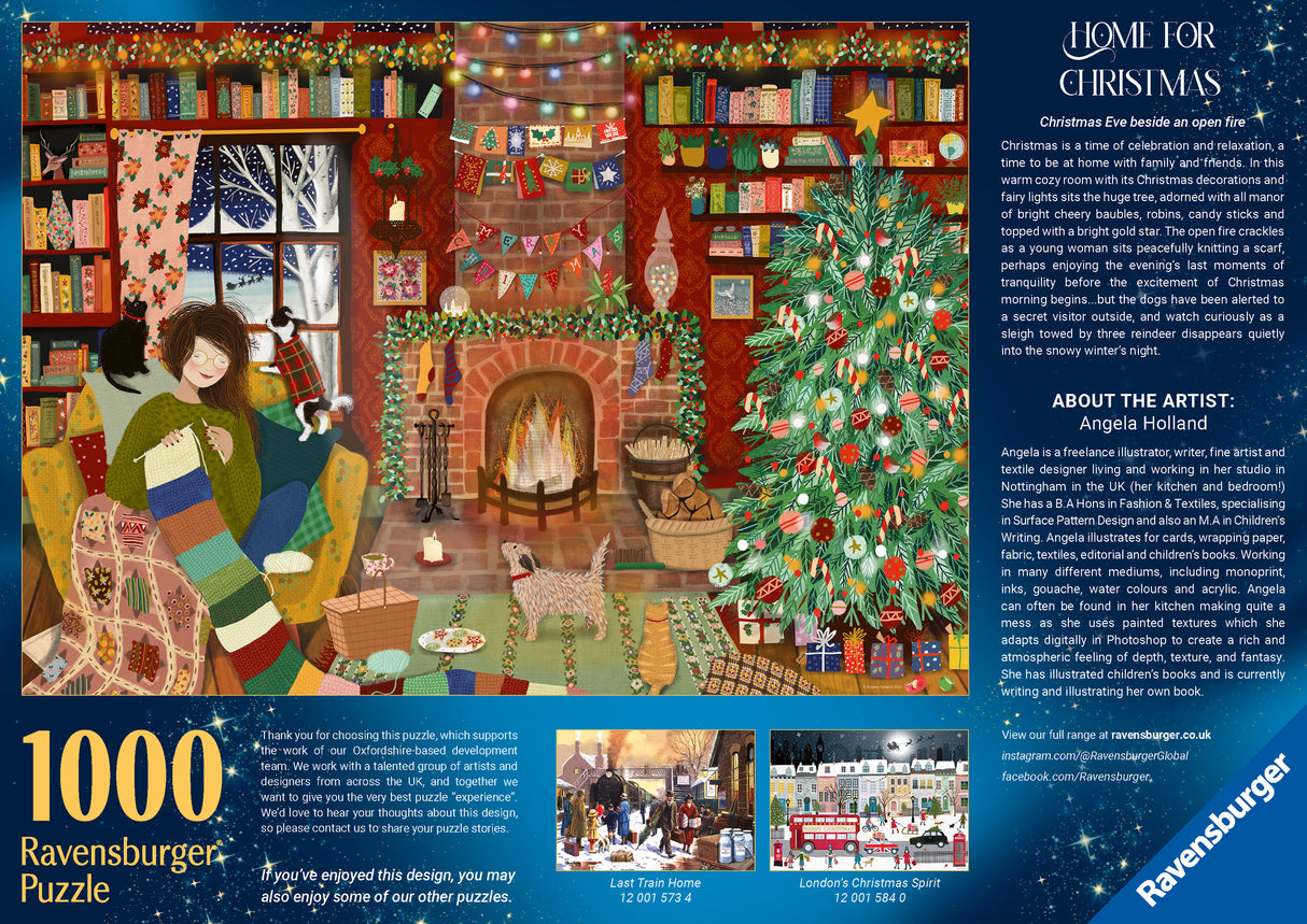Ravensburger - Home for Christmas Puzzle 1000 Pieces