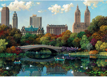 Ravensburger NY Central Park Bow Bridge Puzzle 1000 Pieces - Modern Brands Australia