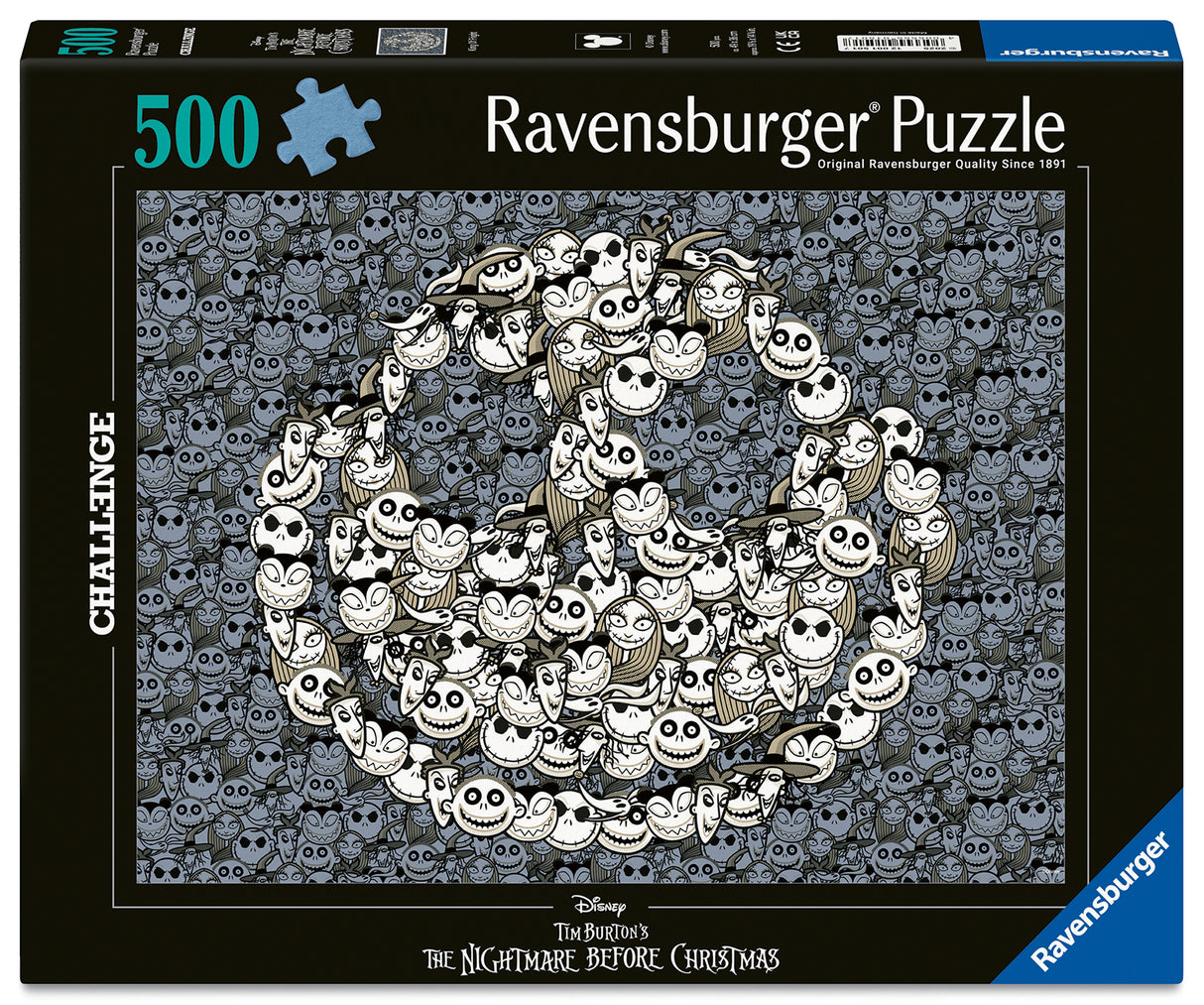 Ravensburger - The Nightmare Before Christmas Puzzle 500 Pieces