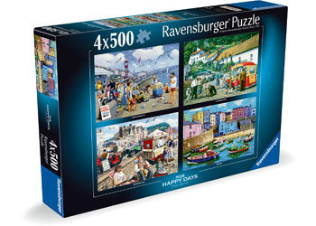Ravensburger Happy Days No 8 Holidays Puzzle 4X500 Pieces - Modern Brands Australia