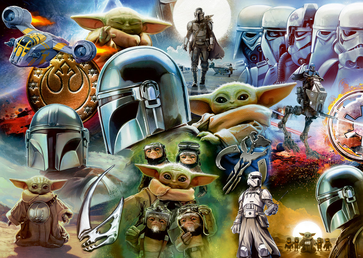 Ravensburger - Star Wars - Mandalorian and Grogu 1000 Pieces