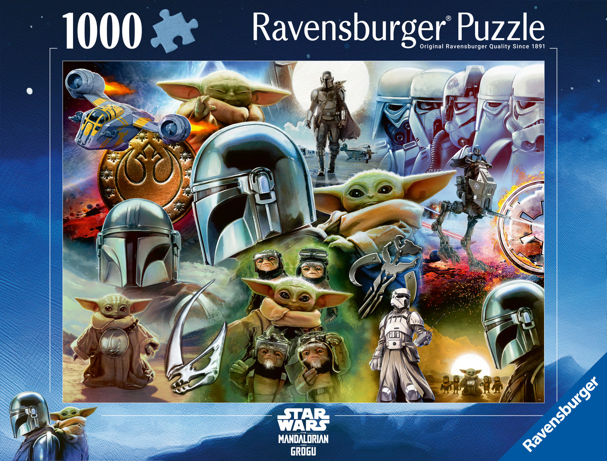 Ravensburger - Star Wars - Mandalorian and Grogu 1000 Pieces
