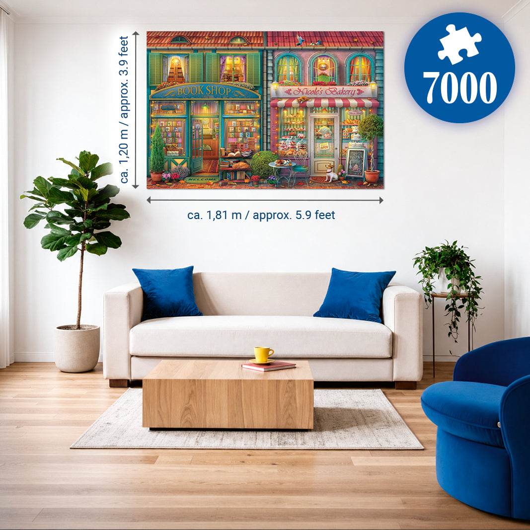 Ravensburger - Bookshop and Bakery  7000 pieces