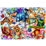 Ravensburger - Winter Mountain Village Puzzle 500 pieces