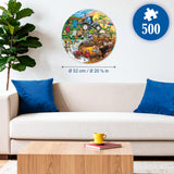 Ravensburger - Diddly Squat Farm Circular 500 Pieces