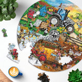 Ravensburger - Diddly Squat Farm Circular 500 Pieces