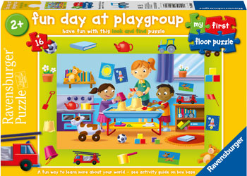 Rburg - Fun Day at Playgroup First Fl Puz 16pc - Modern Brands Australia