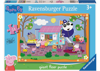 Ravensburger Peppa Pig Clubhouse Giant Floor Puzzle 24 Piece - Modern Brands Australia