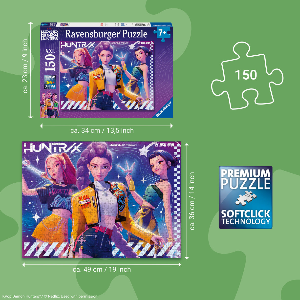 Ravensburger - Huntr/x World Tour 150 Pieces