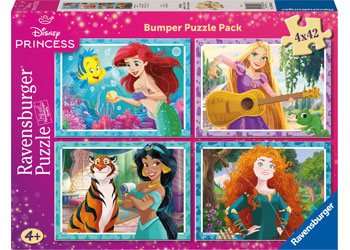Ravensburger Disney Princess Bumper Pack Puzzle 4x42 Pieces - Modern Brands Australia