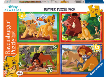 Ravensburger Disney Lion King Bumper Pack Puzzle 4x42 Pieces - Modern Brands Australia