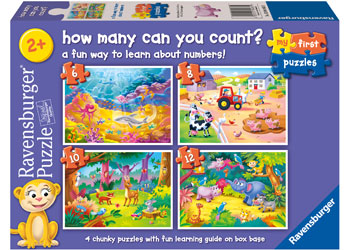 Ravensburger How Many Can You Count? Puzzle 6/8/10/12 Pieces - Modern Brands Australia
