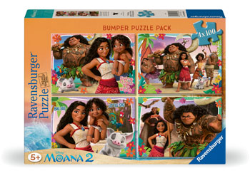Rburg - Disney Moana Bumper Pack 4x100p - Modern Brands Australia