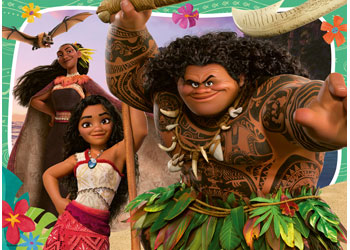 Rburg - Disney Moana Bumper Pack 4x100p - Modern Brands Australia