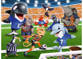 Ravensburger Soccer Field Flair Puzzle 150 Pieces - Modern Brands Australia