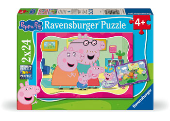 Ravensburger Peppa Pig Puzzle 2x24 Pieces - Modern Brands Australia