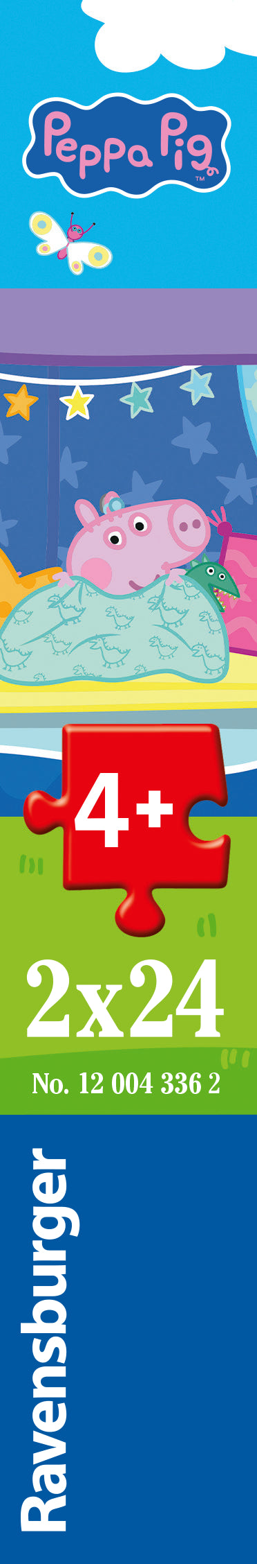 Ravensburger - Good night, Peppa! Puzzle 2x24 pieces
