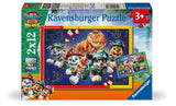 Ravensburger - Paw Patrol 3 Dino Movie Puzzle 2x12  pieces