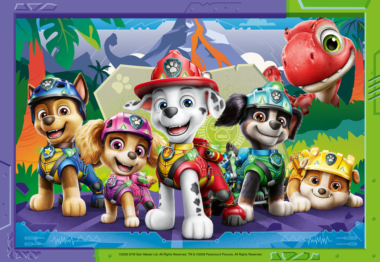 Ravensburger - Paw Patrol 3 Dino Movie Puzzle 2x12  pieces