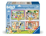 Ravensburger - Bluey 4 in a box Puzzle 12/16/20/24 pieces