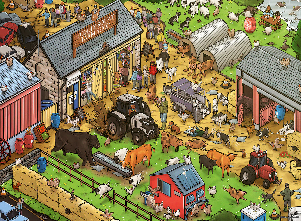 Ravensburger - Diddly Squat Farm 100 Pieces