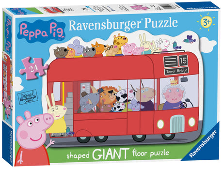 Rburg - PP Peppa Pig Shaped Bus Puz. 24p - Modern Brands Australia