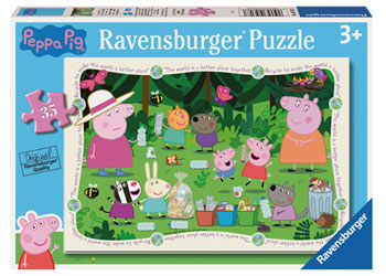 Ravensburger Peppa Pig Recycle Together! Puzzle 35 Pieces - Modern Brands Australia