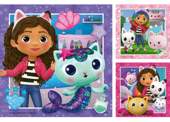 Ravensburger - Gabby's Dollhouse It´S Meow Time! 3x49p - Modern Brands Australia