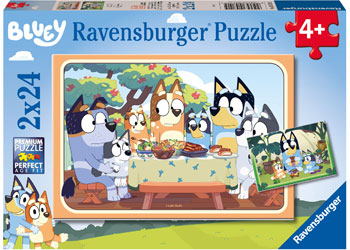 Ravensburger Bluey Let's Do This! Puzzle 2x24 Pieces - Modern Brands Australia