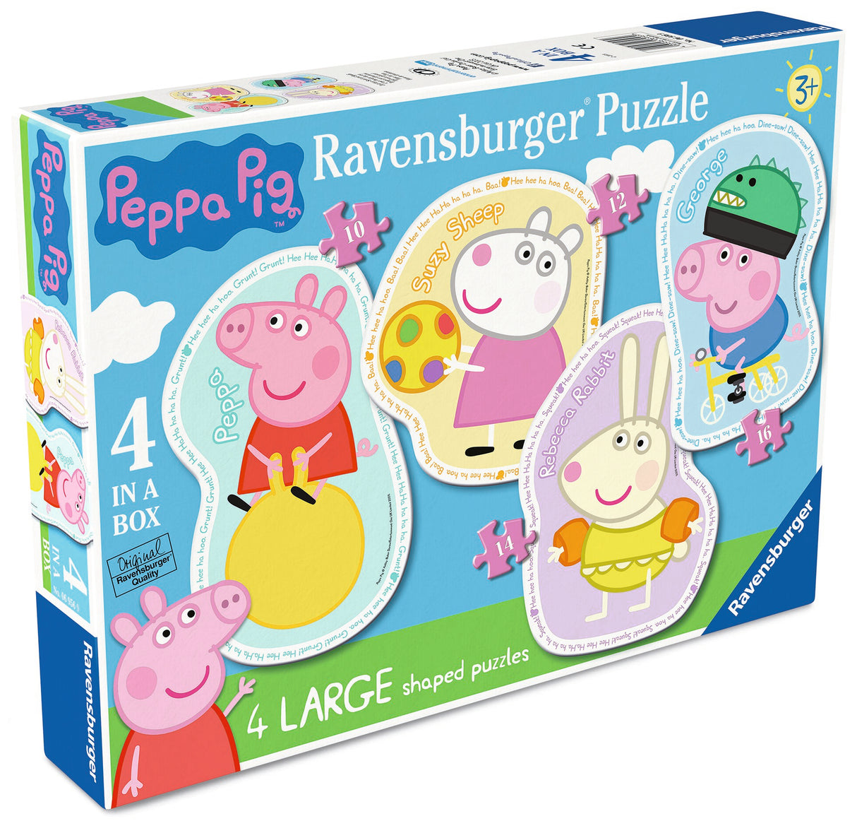 Rburg - Peppa Pig 4 Shap.Puz.in a box - Modern Brands Australia