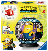 Ravensburger - 3D Puzzle-Ball Minions 3 72p 3D Puzzle 72 pieces