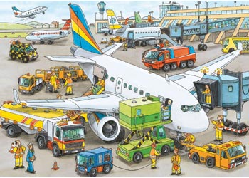 Rburg - Busy Airport Puzzle 35p - Modern Brands Australia