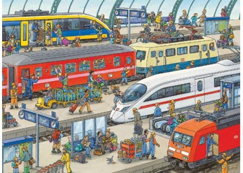 Rburg - Railway Station Puzzle 60p - Modern Brands Australia