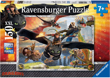 Ravensburger HTTYD Easily Tamed Dragons Puzzle 150 Pieces - Modern Brands Australia